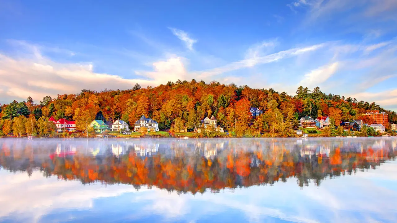 Village of Saranac Lake, Adirondack Mountains, New York, United States
