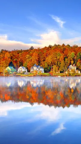 Village of Saranac Lake, Adirondack Mountains, New York, United States