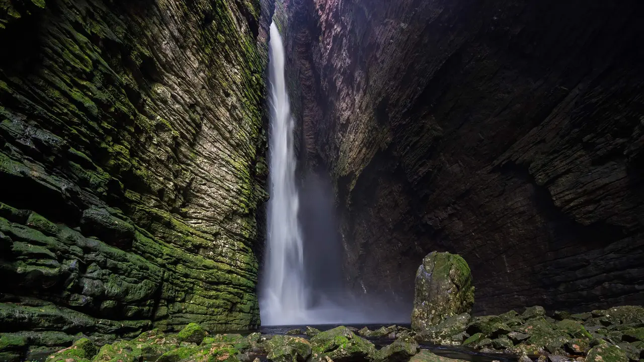 Uma cachoeira espetacular
