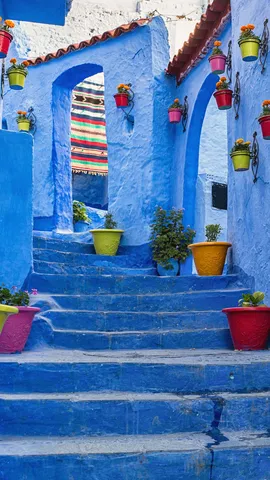 Blue walls of Chefchaouen, Morocco