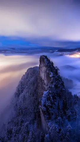 贝希特斯加登阿尔卑斯山脉全景，德国巴伐利亚州