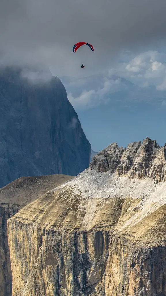 Volando tra le alte cime