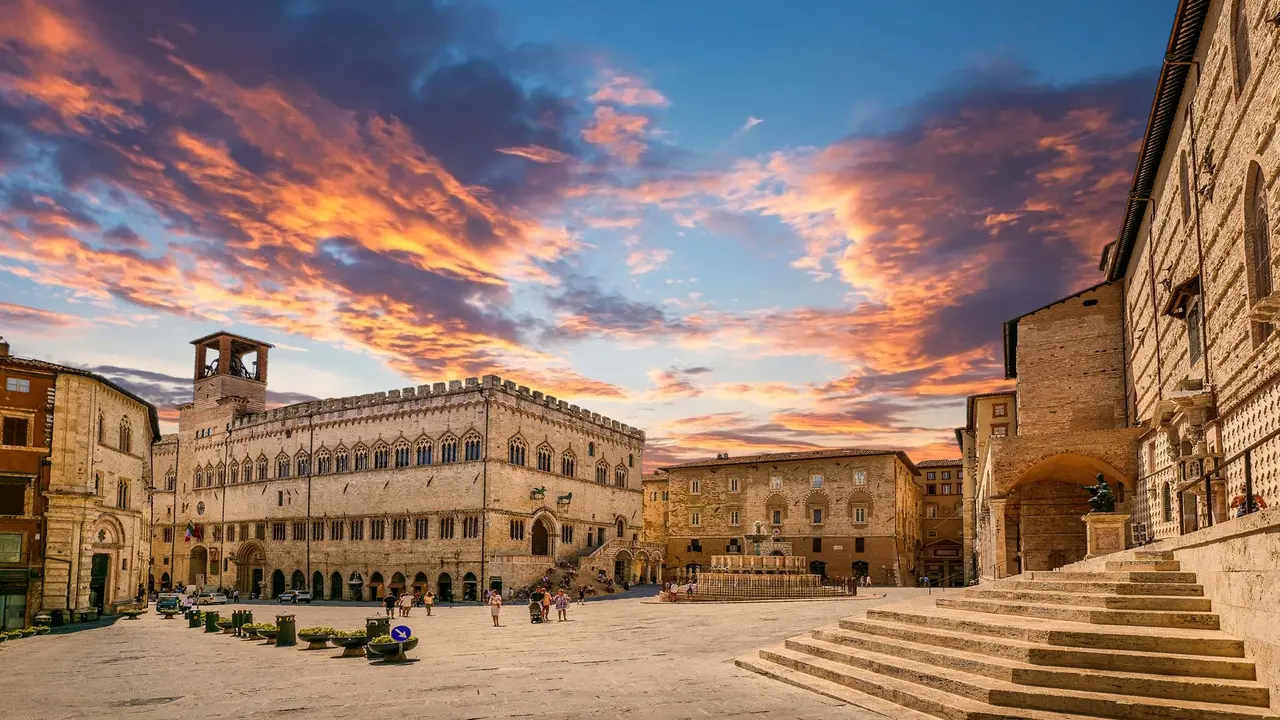 Rosso di sera...ed anche a Perugia &egrave; primavera!