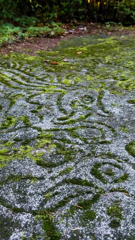 Past below, future ahead