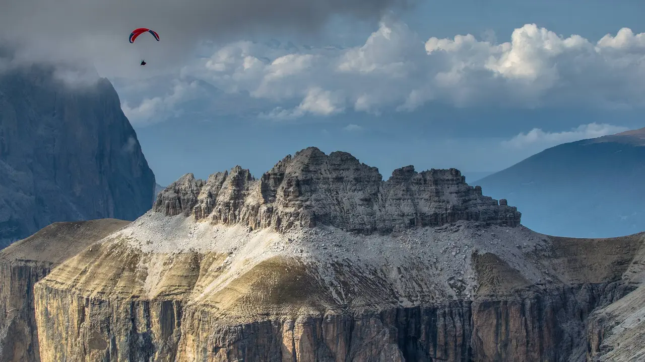Volando tra le alte cime