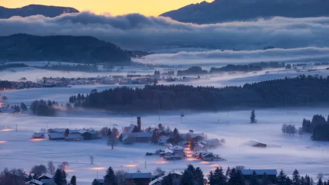 Wo die Stille den Nebel umarmt