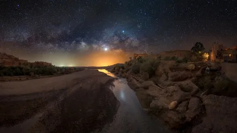 Cosmic views over earthly hues