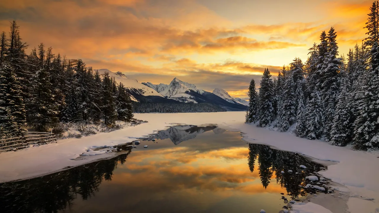 No branco de Banff