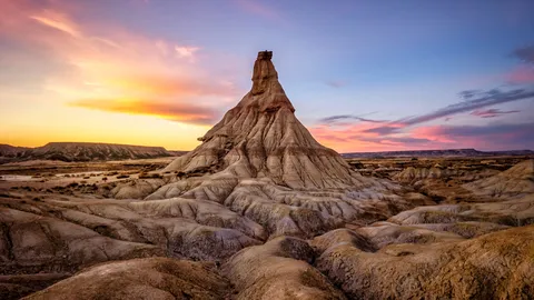 Castildetierra in the Bardenas Reales, Navarre, Spain