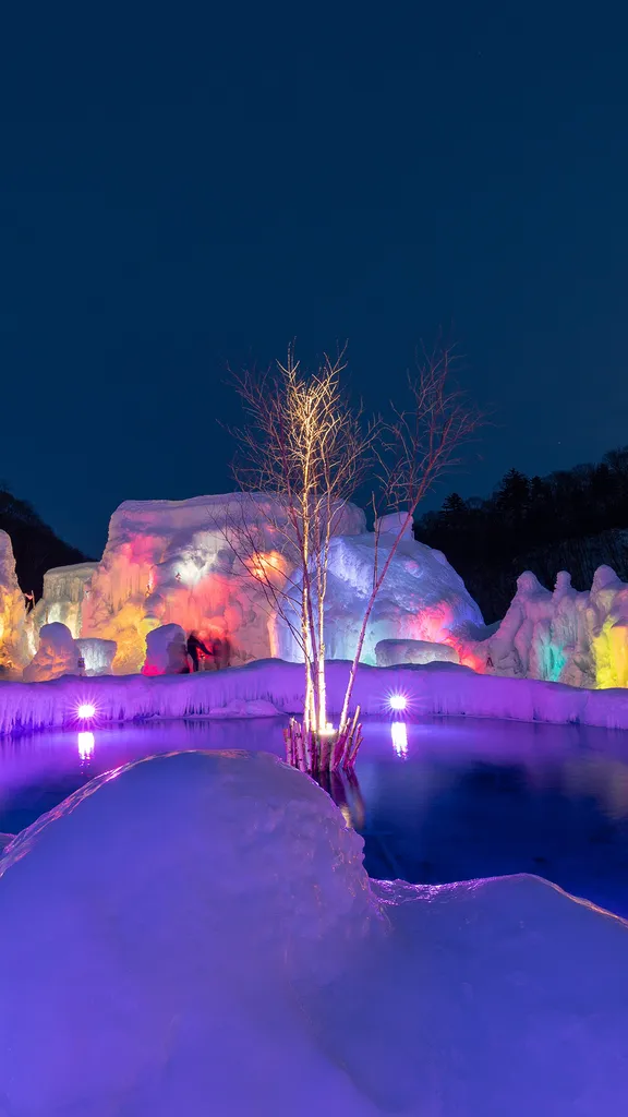 今日から千歳・支笏湖氷濤まつり