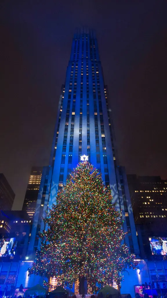 Rockefeller 'round the Christmas tree
