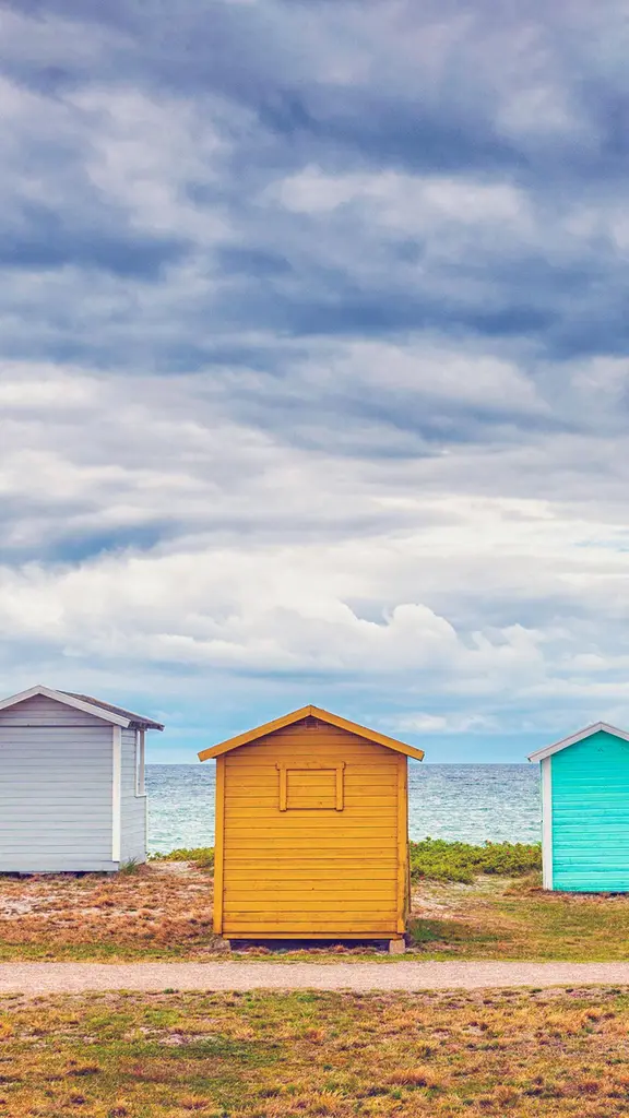 Un rivage su&eacute;dois pittoresque