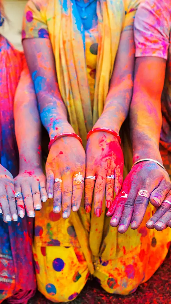 Holi colour splash