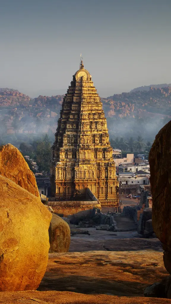 The temple that stands up to stone