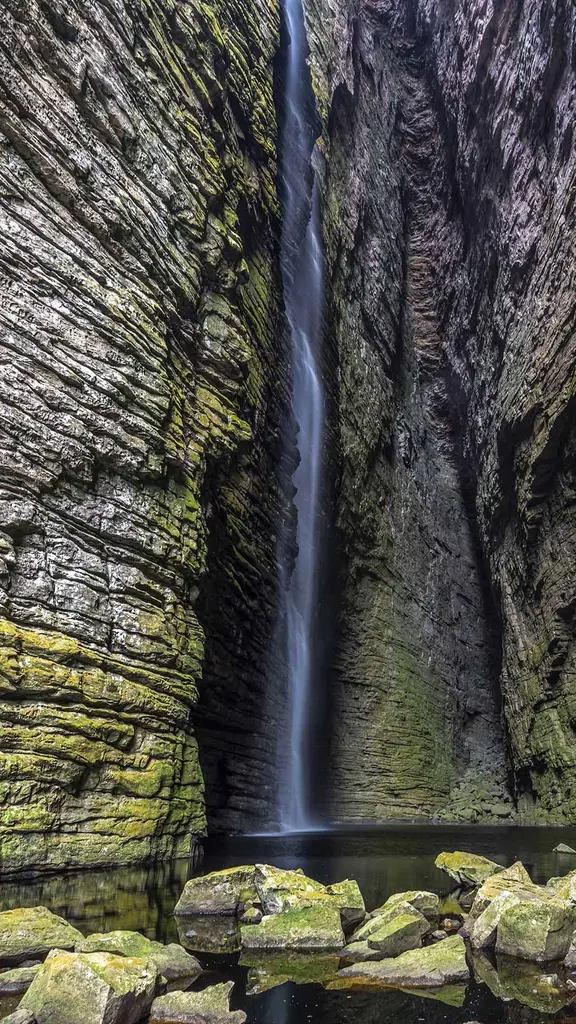 Fumacinha Waterfall, Chapada Diamantina, Brazil