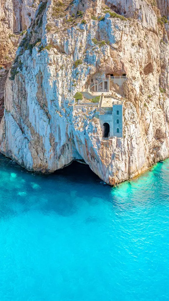 Porto Flavia, Sulcis-Iglesiente, Sardinia, Italy