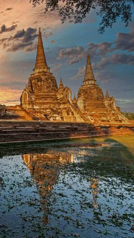 大城历史公园中的帕喜善佩寺，泰国大城府