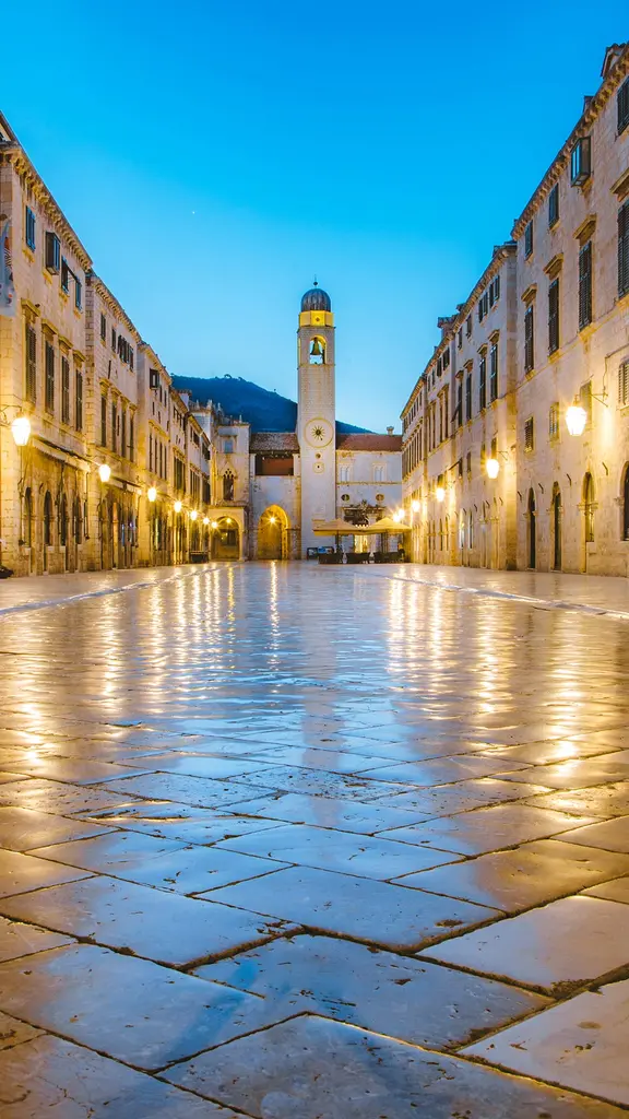 Old City of Dubrovnik in Dalmatia, Croatia