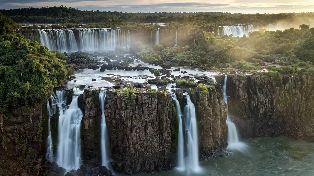 The Three Musketeers Falls at Iguaz&uacute; Falls, Argentina