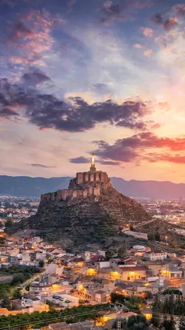 Un castillo de colores