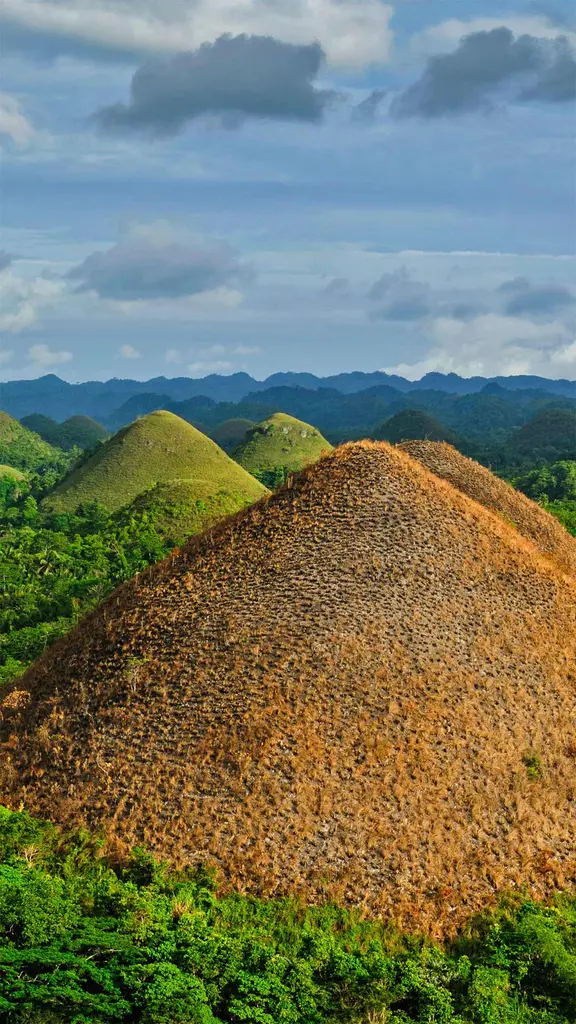独特的巧克力山，菲律宾薄荷岛