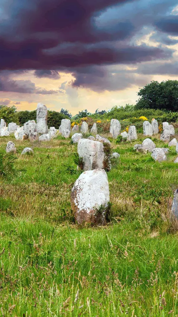 Des menhirs &agrave; perte de vue