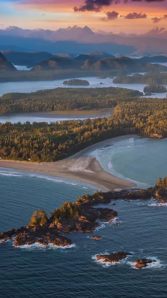 The edge of the Pacific