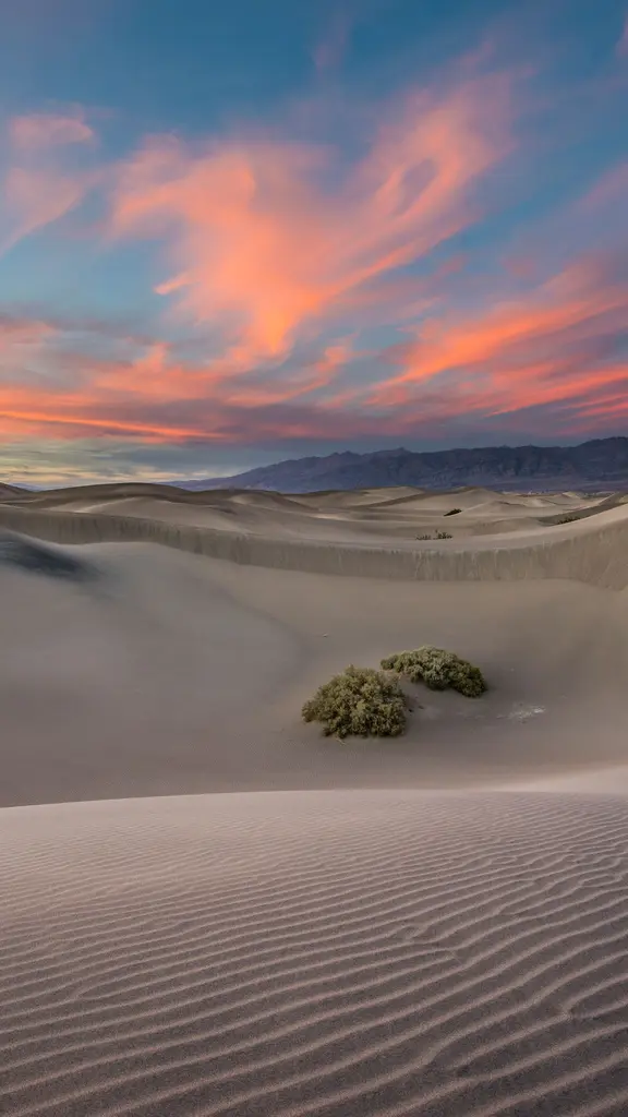 Mesquite Flat Sand Dunes in Death Valley National Park, California, United States