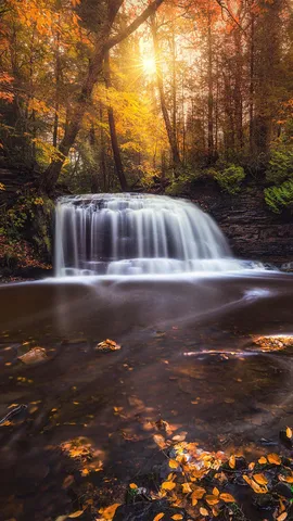 Rock River Falls, Upper Peninsula, Michigan, United States