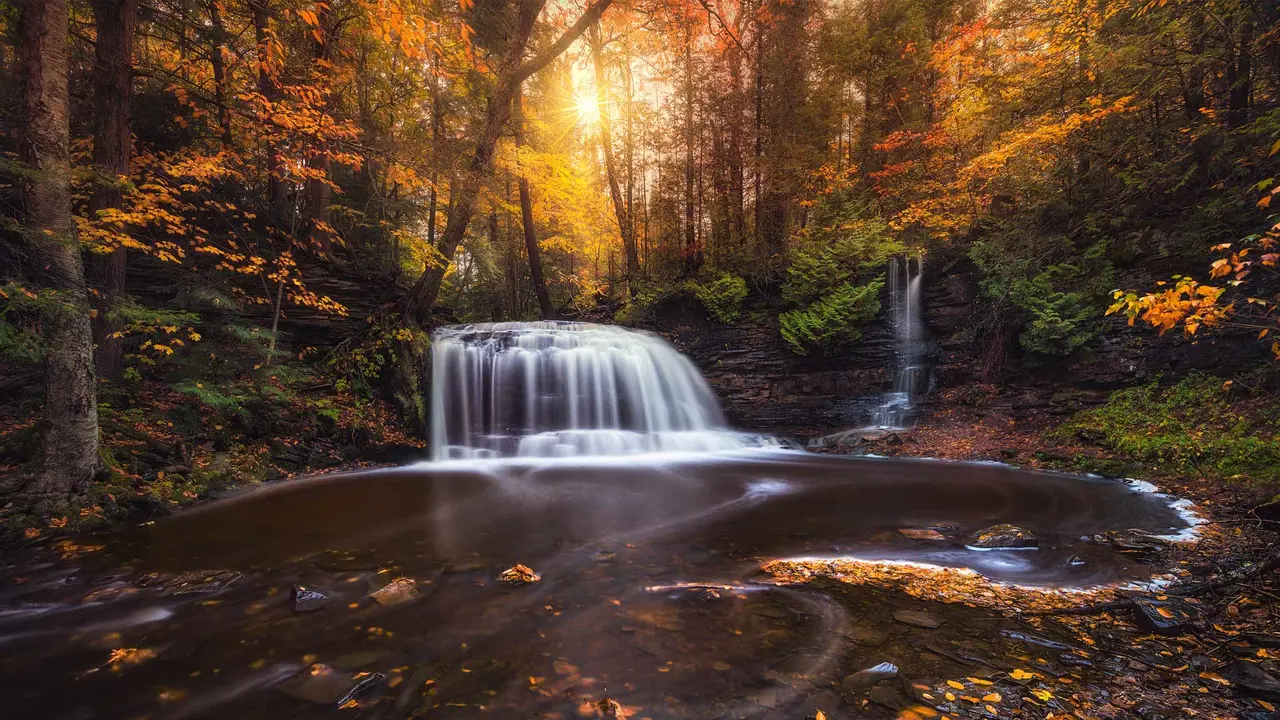 Rock River Falls, Upper Peninsula, Michigan, United States