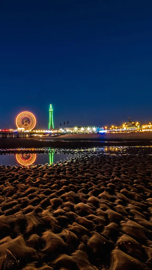 布莱克浦的灯光太棒了