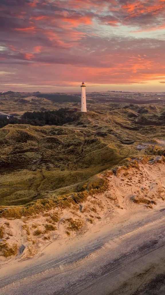 Lyngvig Lighthouse, Hvide Sande, Denmark