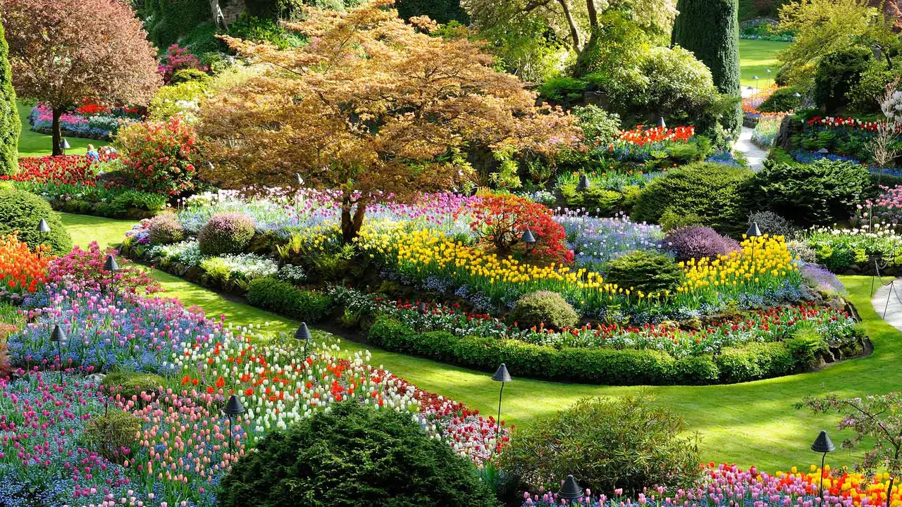 Butchart Gardens in Brentwood Bay, British Columbia, Canada