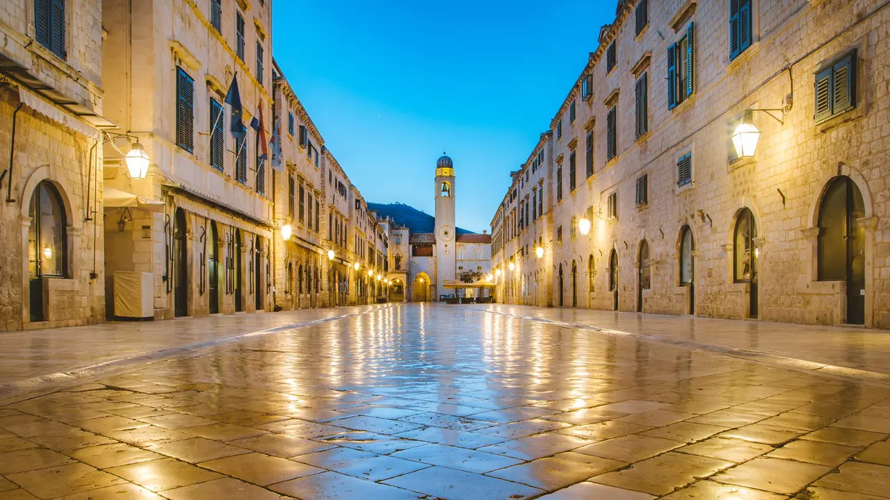 Old City of Dubrovnik in Dalmatia, Croatia