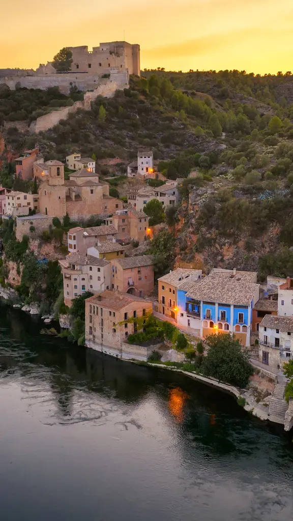 Miravet on the Ebro river, Tarragona, Catalonia, Spain